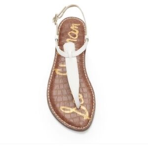 Sam Edleman Gigi Thong T-strap Flat Sandals Sz 7.5